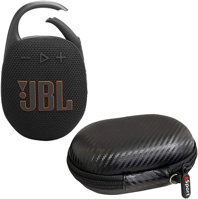 اسپیکر بلوتوثی فوق قابل حمل JBL CLIP 5 به همراه کیف gSport (مشکی) اسپیکر بلوتوثی فوق قابل حمل JBL CLIP 5 به همراه کیف gSport (مشکی)