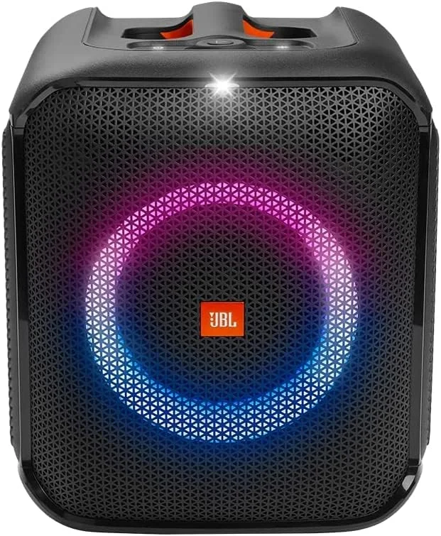 اسپیکر قابل حمل JBL Partybox Encore Essential: صدای 100 واتی، نمایش نور پویا داخلی و طراحی مقاوم در برابر پاشش آب، مشکی، بلوتوث اسپیکر قابل حمل JBL Partybox Encore Essential: صدای 100 واتی، نمایش نور پویا داخلی و طراحی مقاوم در برابر پاشش آب، مشکی، بلوتوث