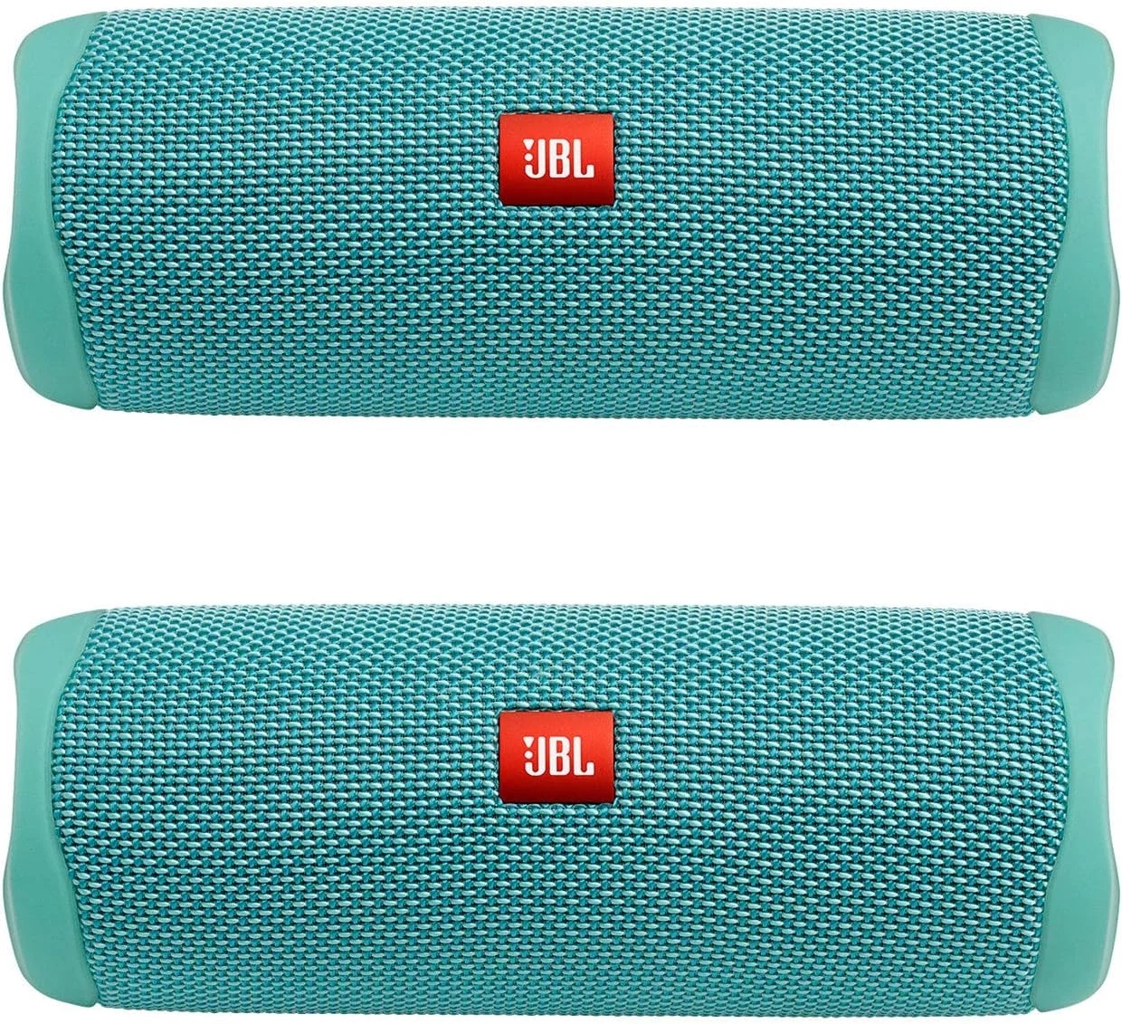 باندل اسپیکر بلوتوثی بی سیم قابل حمل ضد آب JBL Flip 5 - (جفت) آبی فیروزه ای باندل اسپیکر بلوتوثی بی سیم قابل حمل ضد آب JBL Flip 5 - (جفت) آبی فیروزه ای