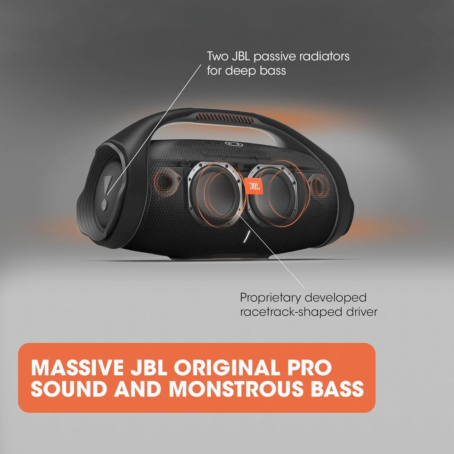 اسپیکر بلوتوثی قابل حمل JBL BOOMBOX2BLKAS Boombox 2، مشکی اسپیکر بلوتوثی قابل حمل JBL BOOMBOX2BLKAS Boombox 2، مشکی
