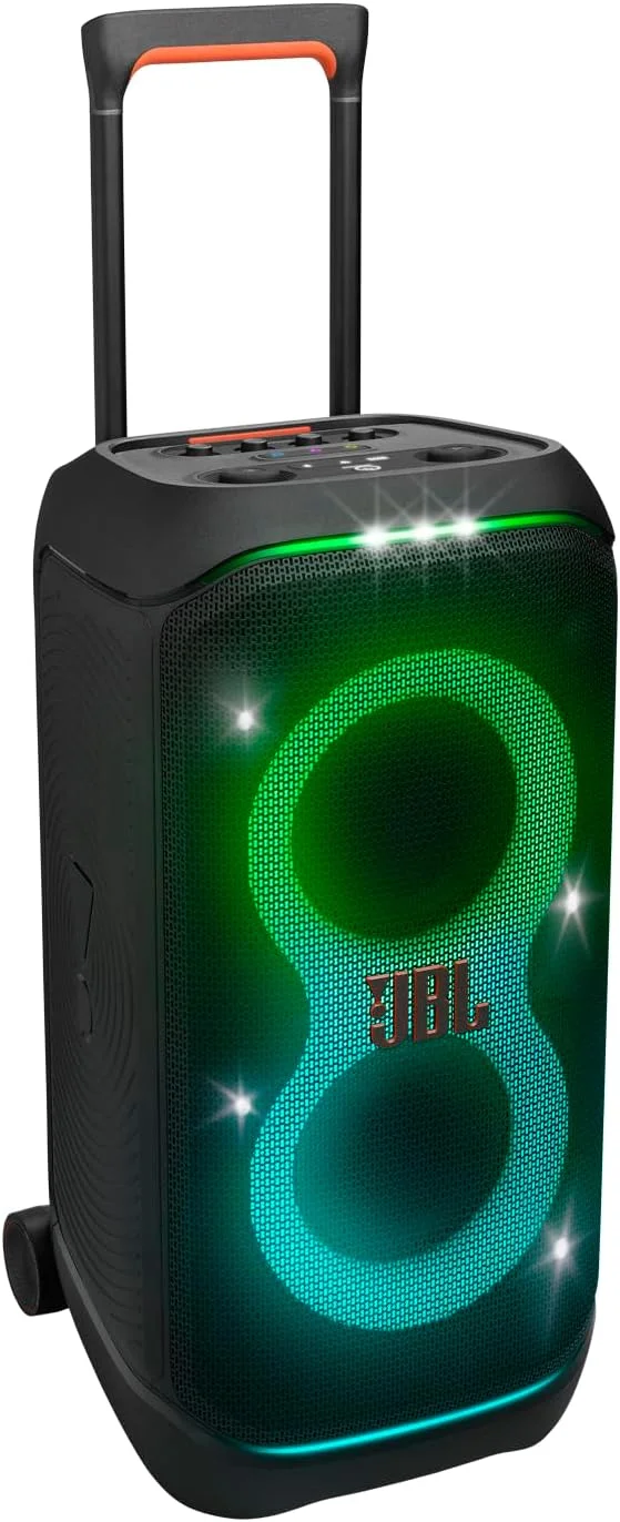 JBL PartyBox Stage 320 – صدای قدرتمند JBL Pro، نمایش نورهای مدرن، 18 ساعت پخش، تقویت صدای هوش مصنوعی، اتصال چند بلندگو Auracast و ورودی های دوگانه میکروفون/گیتار، JBLPBSTAGE320UK (بازسازی شده) JBL PartyBox Stage 320 – صدای قدرتمند JBL Pro، نمایش نورهای مدرن، 18 ساعت پخش، تقویت صدای هوش مصنوعی، اتصال چند بلندگو Auracast و ورودی های دوگانه میکروفون/گیتار، JBLPBSTAGE320UK (بازسازی شده)