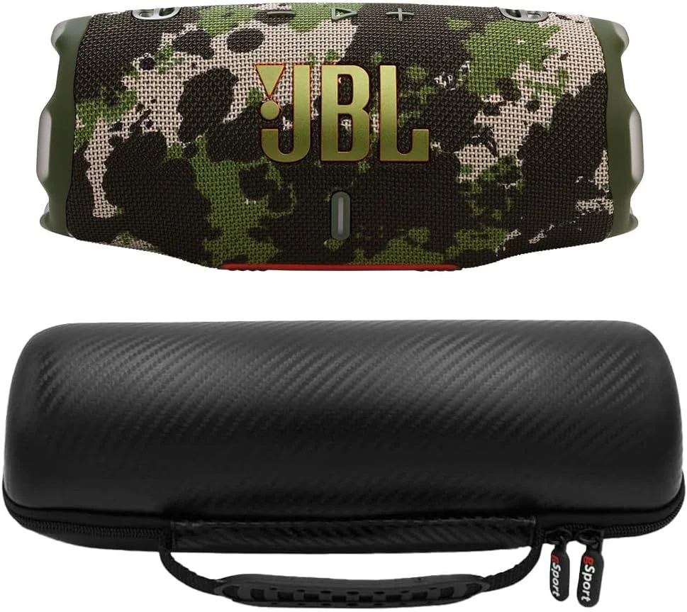 باندل اسپیکر قابل حمل ضد آب JBL Charge 6 به همراه کیف فیبر کربنی gSport (طرح استتار) باندل اسپیکر قابل حمل ضد آب JBL Charge 6 به همراه کیف فیبر کربنی gSport (طرح استتار)