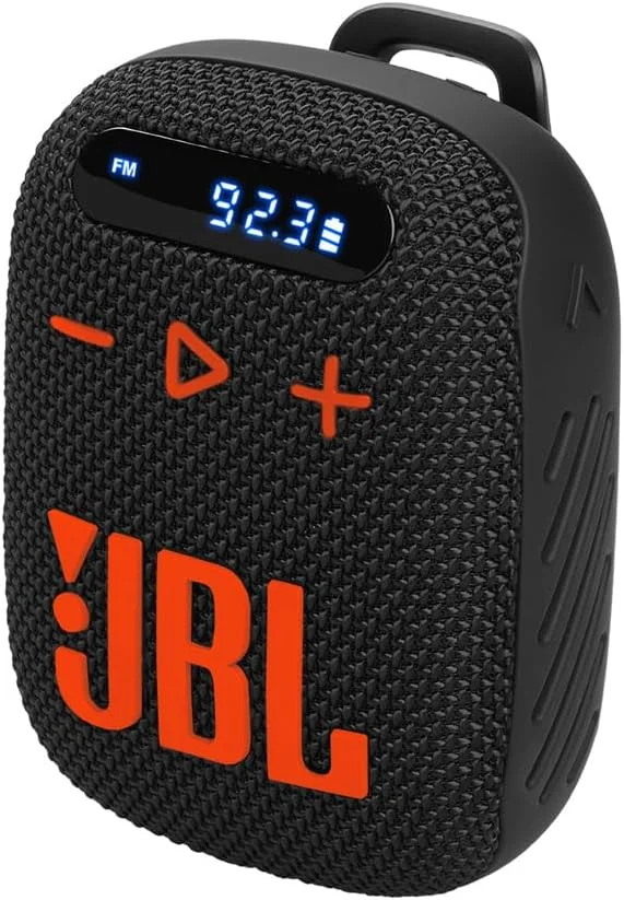 اسپیکر بلوتوثی قابل حمل JBL Wind 3 FM (مشکی/نارنجی) اسپیکر بلوتوثی قابل حمل JBL Wind 3 FM (مشکی/نارنجی)