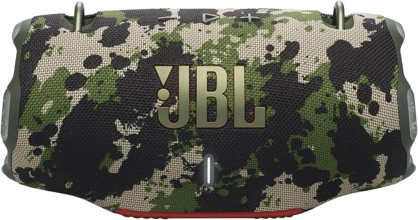 اسپیکر بلوتوثی قابل حمل JBL Xtreme 4 به همراه بند شانه و باتری اضافی 400 (طرح Camo) اسپیکر بلوتوثی قابل حمل JBL Xtreme 4 به همراه بند شانه و باتری اضافی 400 (طرح Camo)
