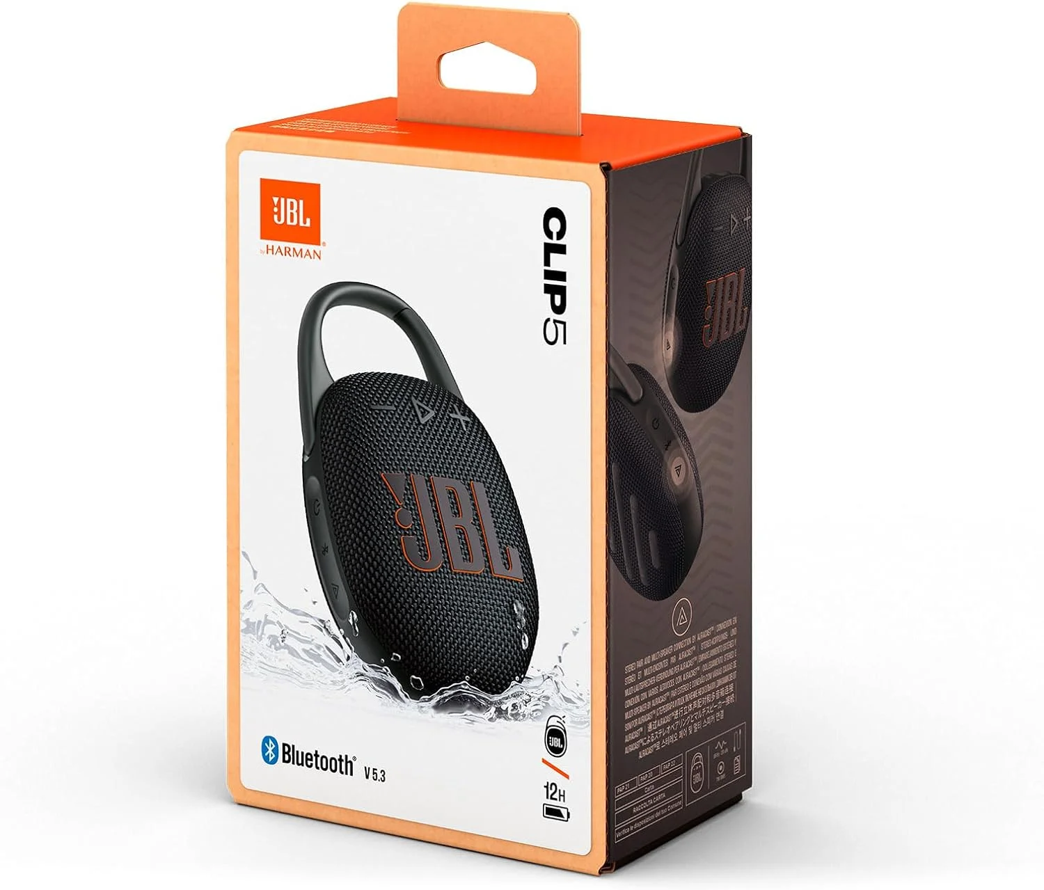 اسپیکر بلوتوثی JBL Clip 5 به همراه کیف محافظ divvi! - مشکی اسپیکر بلوتوثی JBL Clip 5 به همراه کیف محافظ divvi! - مشکی