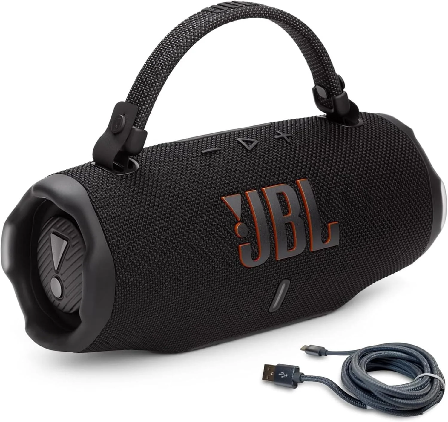 اسپیکر JBL Charge 6 (مشکی) + بسته همراه با کابل بافته شده USB-C اسپیکر JBL Charge 6 (مشکی) + بسته همراه با کابل بافته شده USB-C