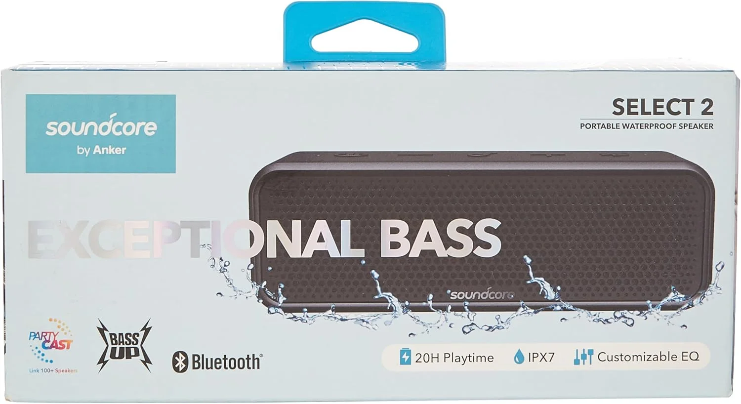 اسپیکر بلوتوثی قابل حمل انکر SOUNDCORE SELECT 2 مشکی اسپیکر بلوتوثی قابل حمل انکر SOUNDCORE SELECT 2 مشکی