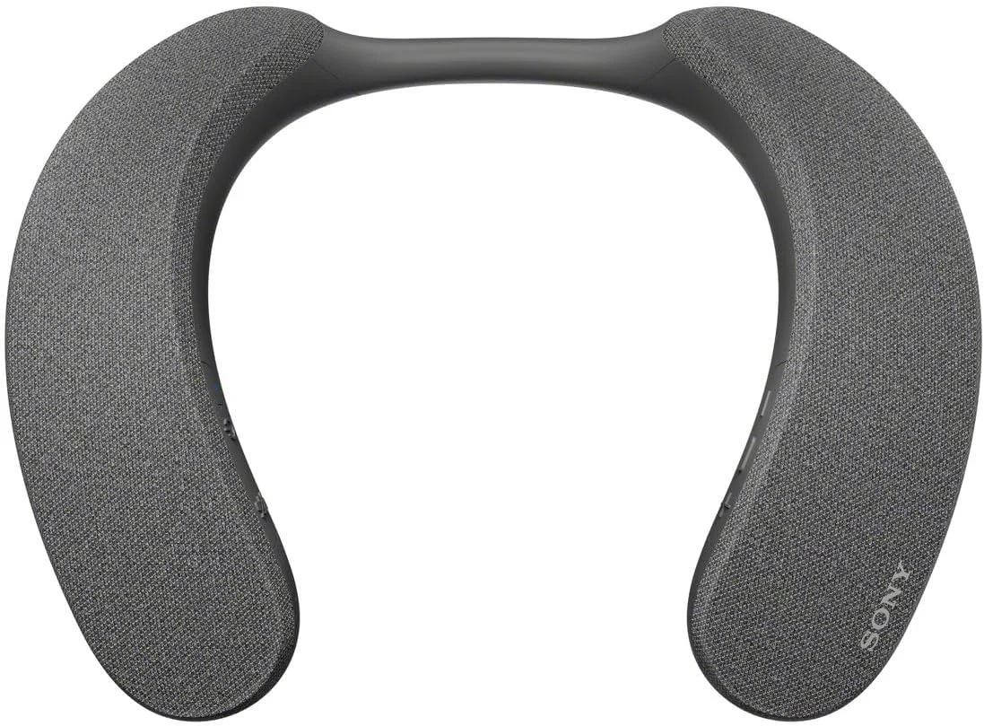 اسپیکر گردنی بی سیم سونی SRS-NS7، صدای فراگیر 360 درجه، تماس هندزفری، مقاوم در برابر پاشش آب IPX4، باتری بادوام، 12 ساعت، شارژ سریع 10 دقیقه ای برای 60 دقیقه، SRS-NS7 HC