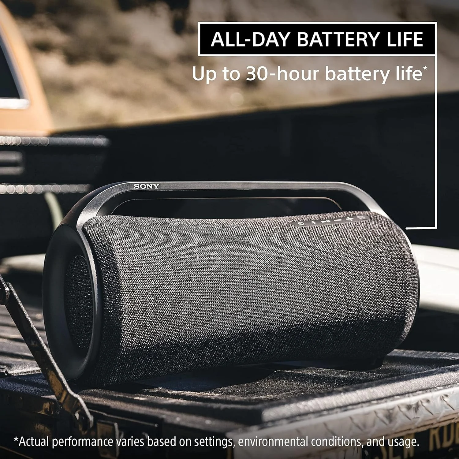 اسپیکر بلوتوثی قابل حمل سونی مدل SRS-XG500 سری X با صدای قدرتمند، مقاوم در برابر آب و گرد و غبار IP66، باتری 30 ساعته، نورپردازی LED، مناسب برای خانه و فضای باز اسپیکر بلوتوثی قابل حمل سونی مدل SRS-XG500 سری X با صدای قدرتمند، مقاوم در برابر آب و گرد و غبار IP66، باتری 30 ساعته، نورپردازی LED، مناسب برای خانه و فضای باز