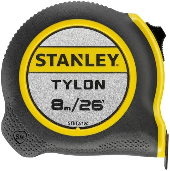 متر نواری استنلی مدل STHT37192 TYLON، 10 متر در 25 میلی‌متر، متریک-اینچی