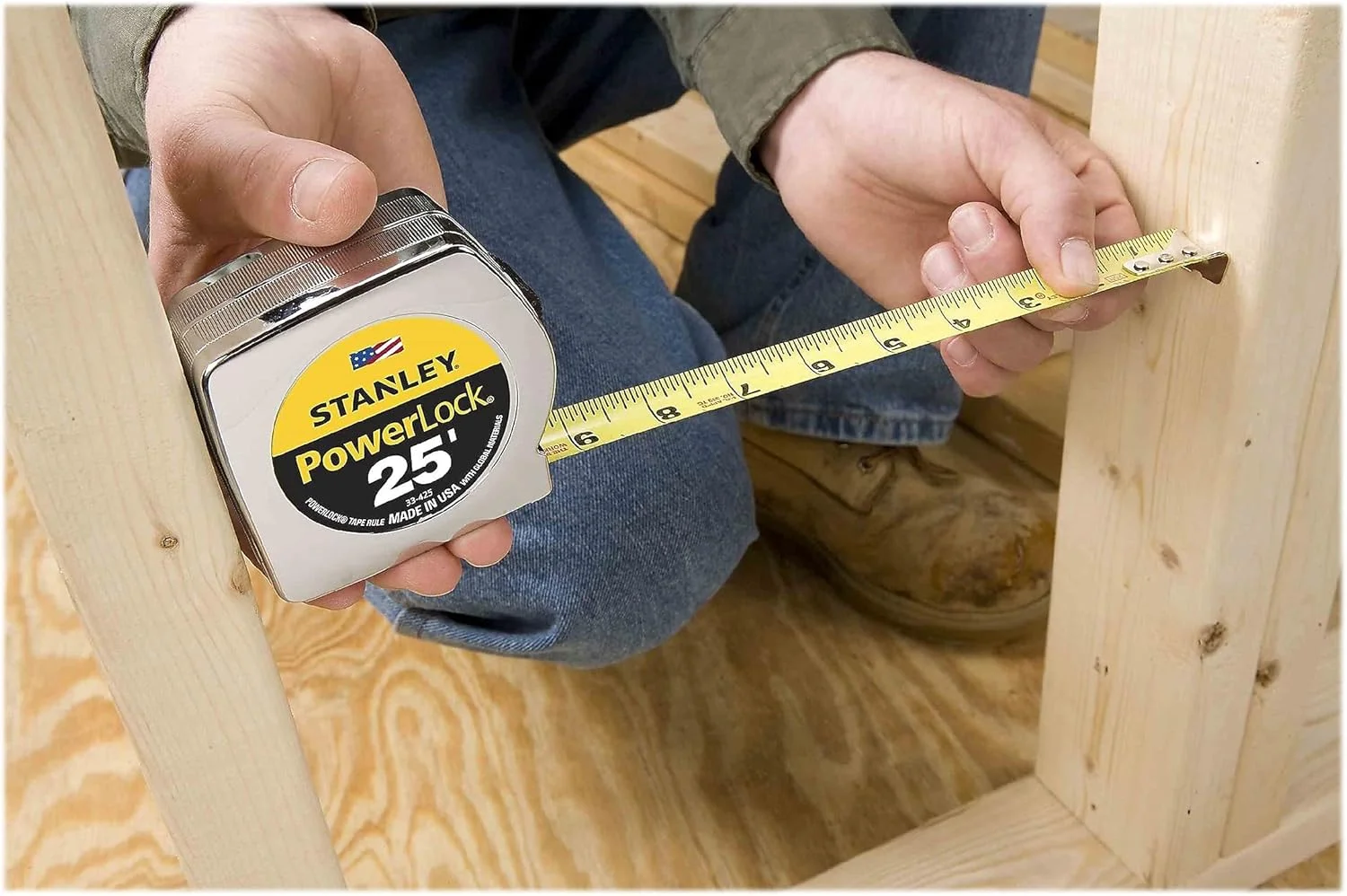 متر نواری استنلی، کروم، 25 فوت (33-425) متر نواری استنلی، کروم، 25 فوت (33-425)