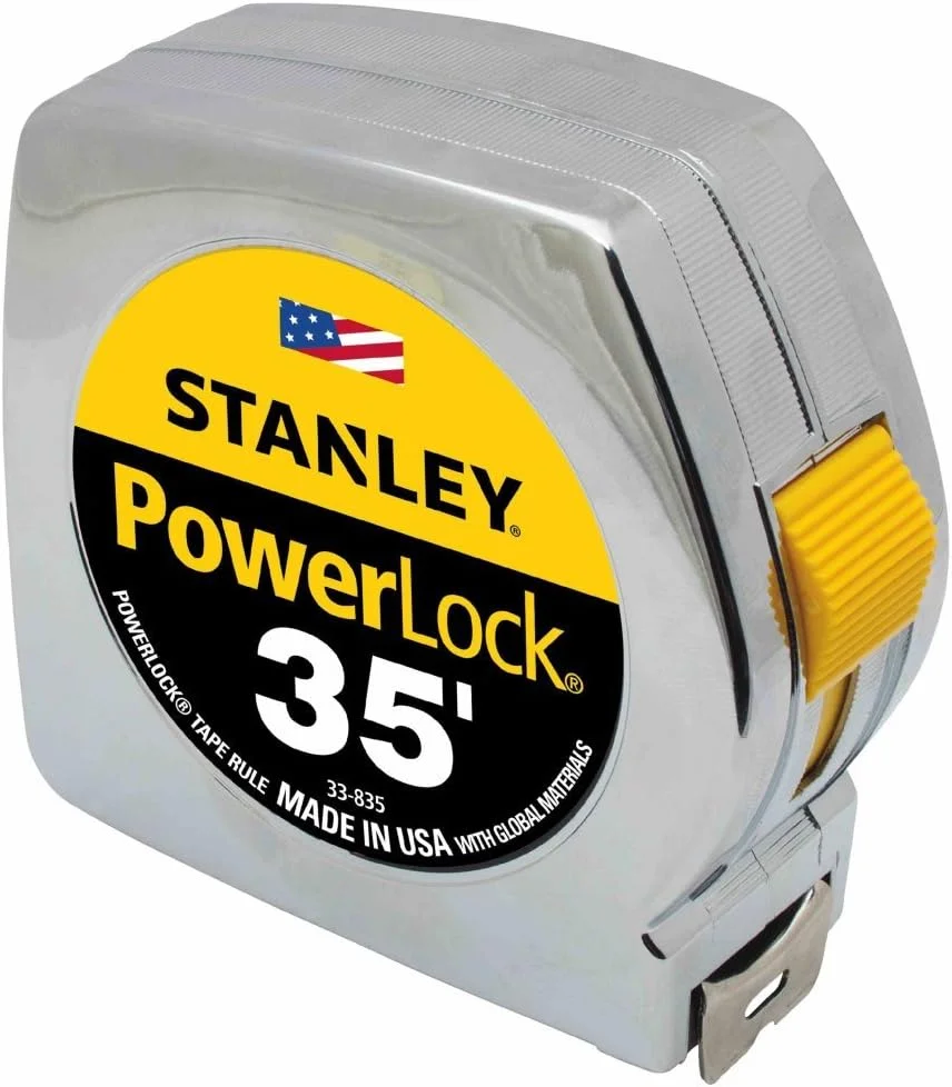 متر نواری پاورلاک استنلی، 1 اینچ در 35 فوت - بسته 4 عددی متر نواری پاورلاک استنلی، 1 اینچ در 35 فوت - بسته 4 عددی