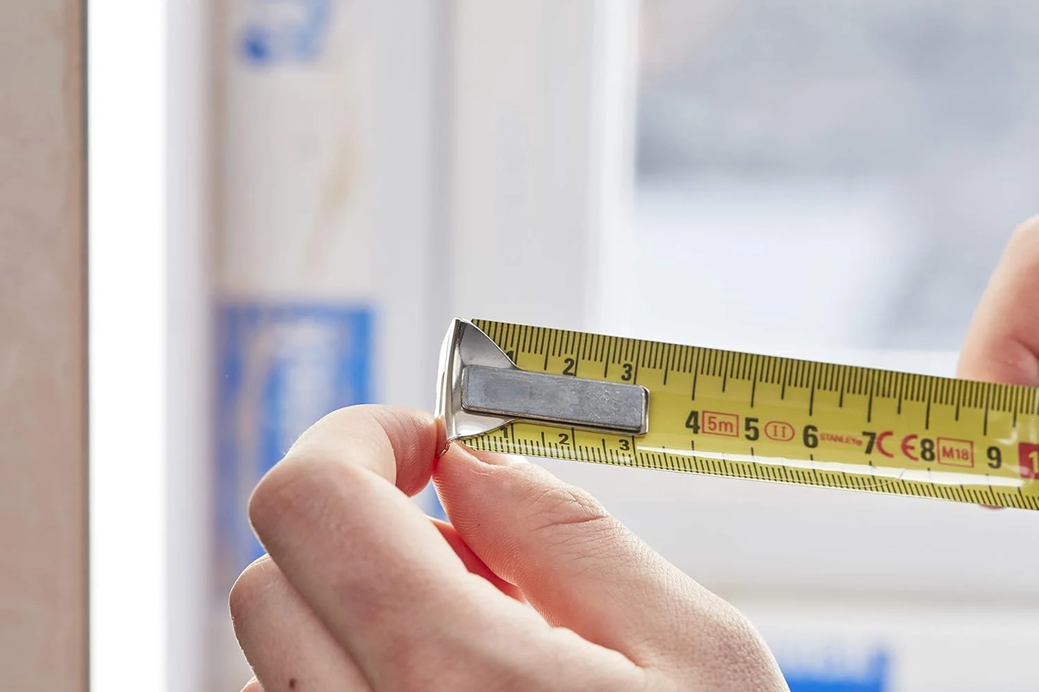 متر نواری میکرو پاورلاک استنلی مدل 0-33-514، زرد/مشکی، 5 متر/25 میلی متر