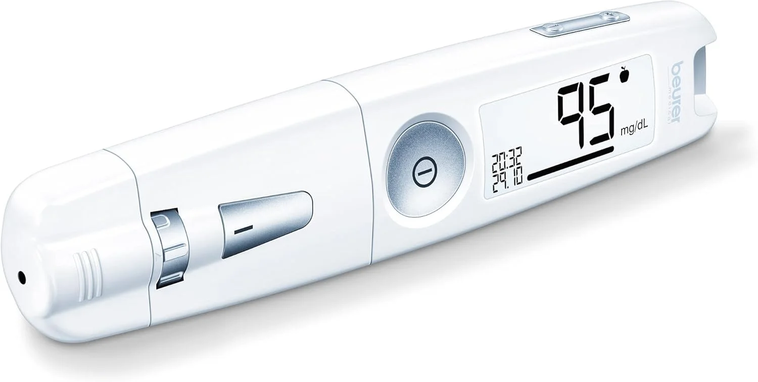 دستگاه تست قند خون 3 در 1 Beurer GL 50 | دستگاه لنست یکپارچه | اتصال USB | نرم افزار داخلی برای مدیریت دقیق دیابت | سفید دستگاه تست قند خون 3 در 1 Beurer GL 50 | دستگاه لنست یکپارچه | اتصال USB | نرم افزار داخلی برای مدیریت دقیق دیابت | سفید