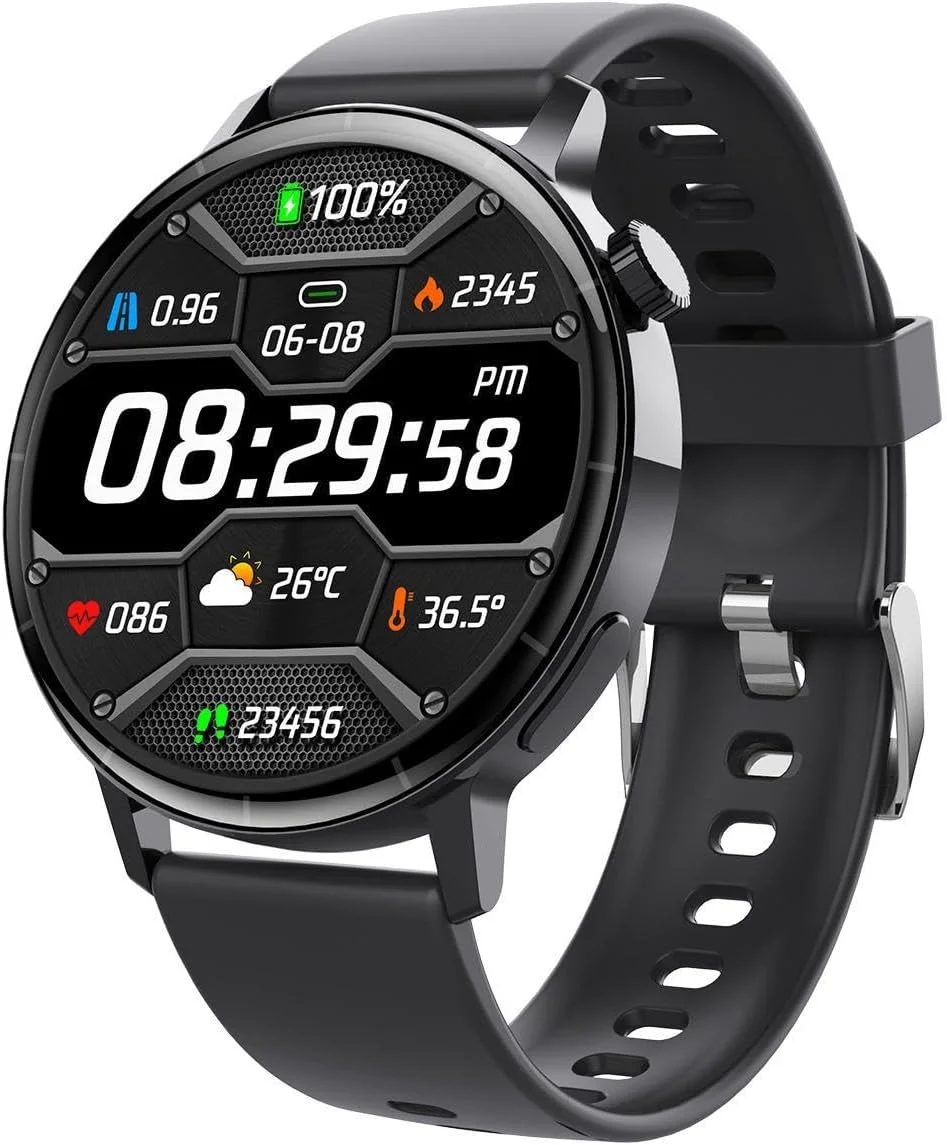 ساعت پایش قند خون، ردیاب تناسب اندام ساعت هوشمند - ضد آب IP67، 30 حالت ورزشی، ساعت فشار خون، پایش آسان و دقیق قند خون