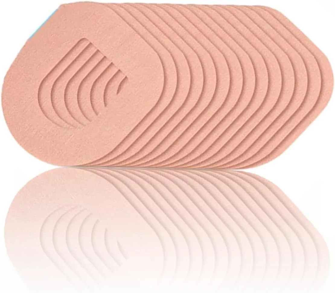 چسب CGM - بسته 10 عددی، جدا سازی آسان، ماندگاری طولانی، پد راحت برای تست قند خون، ضد آب، سازگار با پوست برای سیستم CGM