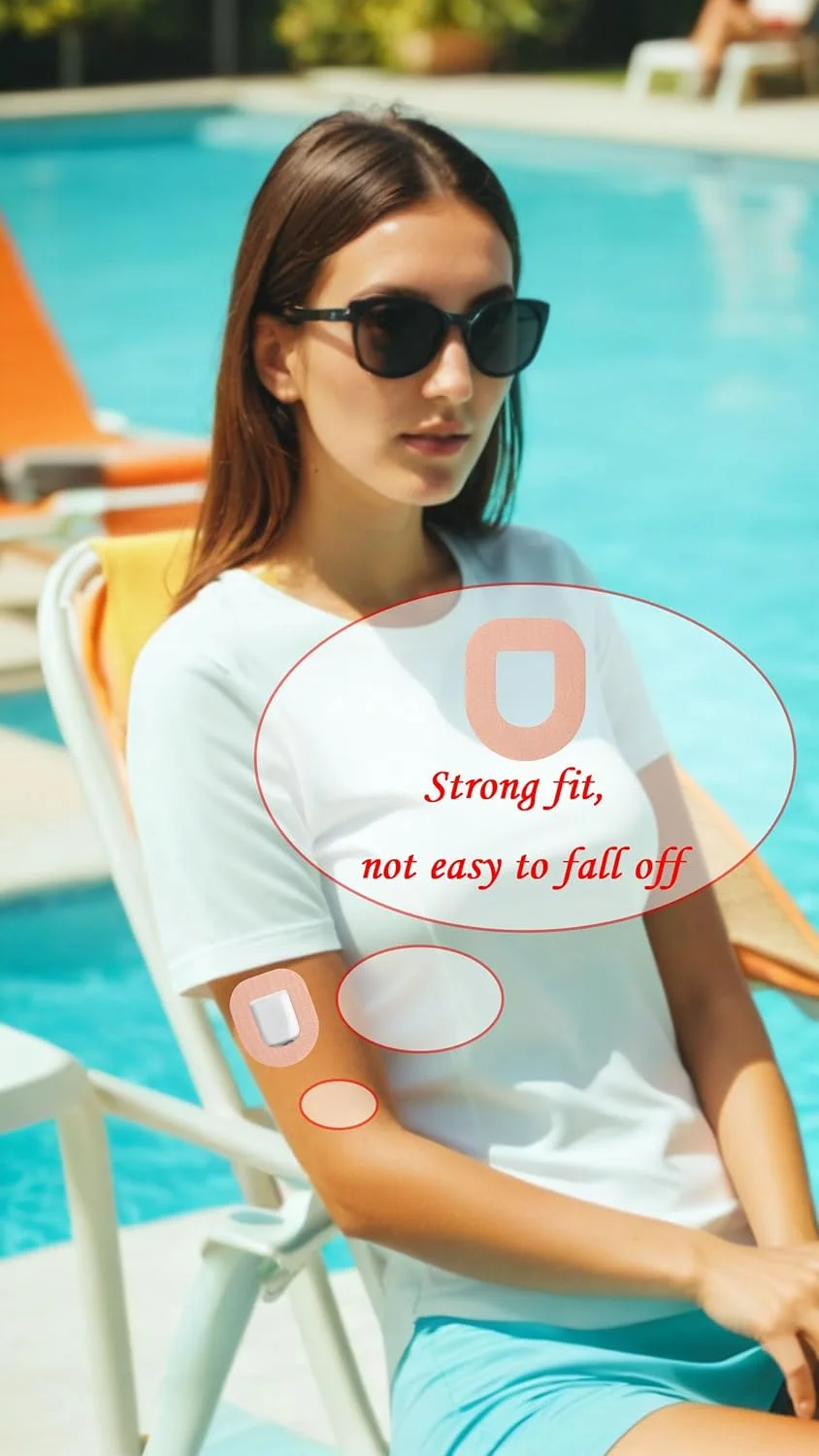 چسب CGM - بسته 10 عددی، جدا سازی آسان، ماندگاری طولانی، پد راحت برای تست قند خون، ضد آب، سازگار با پوست برای سیستم CGM چسب CGM - بسته 10 عددی، جدا سازی آسان، ماندگاری طولانی، پد راحت برای تست قند خون، ضد آب، سازگار با پوست برای سیستم CGM