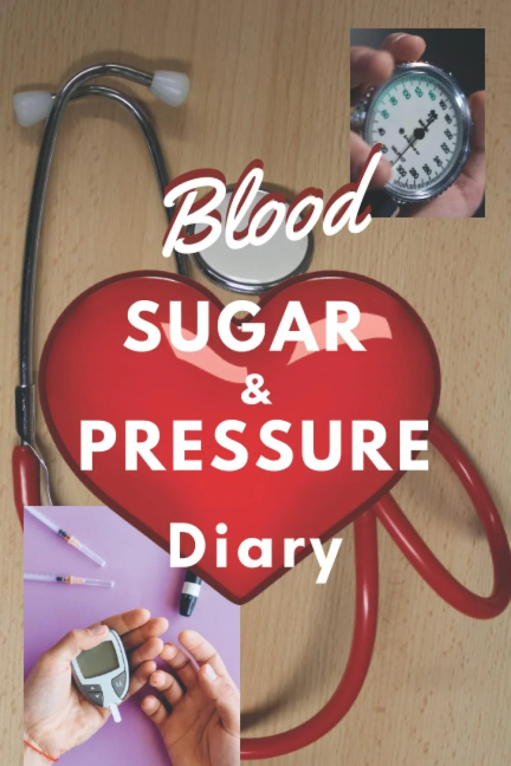 دفتر ثبت قند خون و فشار خون: دفترچه ثبت روزانه و هفتگی برای نظارت بر سطوح قند خون و فشار خون. ایده آل برای مدیریت H