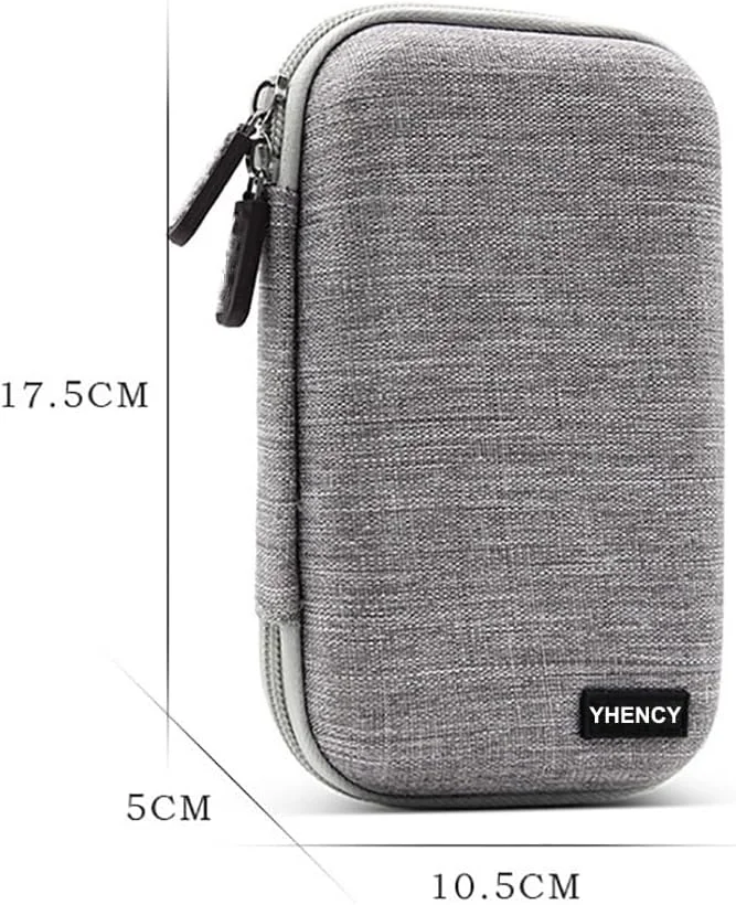 کیف حمل لوازم دیابت با پوسته سخت، سازمان دهنده لوازم تست دیابت، کیت مانیتور قند خون با دستگاه، نوار تست قند خون، سوزن، دستگاه لنست، پد الکلی (خاکستری، کوچک) کیف حمل لوازم دیابت با پوسته سخت، سازمان دهنده لوازم تست دیابت، کیت مانیتور قند خون با دستگاه، نوار تست قند خون، سوزن، دستگاه لنست، پد الکلی (خاکستری، کوچک)