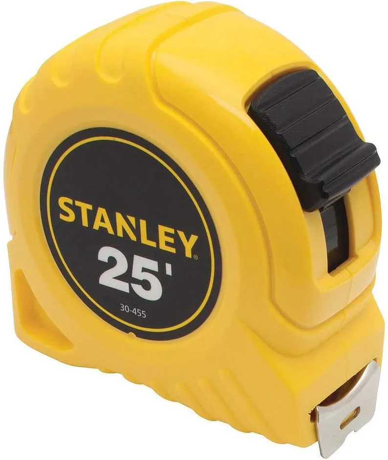 متر نواری استنلی، بسته 6 عددی، 7.5 متری با پهنای 2.5 سانتی متر، دید بالا - زرد متر نواری استنلی، بسته 6 عددی، 7.5 متری با پهنای 2.5 سانتی متر، دید بالا - زرد