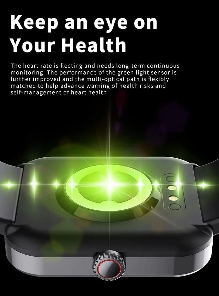 ساعت هوشمند پایش قند خون DISXKAER، ساعت هوشمند تست قند خون غیر تهاجمی، ساعت هوشمند تناسب اندام تست قند خون غیر تهاجمی (مشکی-2) ساعت هوشمند پایش قند خون DISXKAER، ساعت هوشمند تست قند خون غیر تهاجمی، ساعت هوشمند تناسب اندام تست قند خون غیر تهاجمی (مشکی-2)