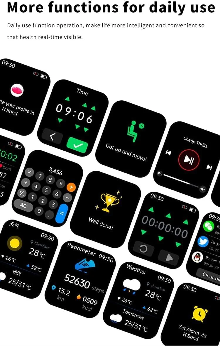 ساعت هوشمند پایش قند خون DISXKAER، ساعت هوشمند تست قند خون غیر تهاجمی، ساعت هوشمند تناسب اندام تست قند خون غیر تهاجمی (مشکی-2) ساعت هوشمند پایش قند خون DISXKAER، ساعت هوشمند تست قند خون غیر تهاجمی، ساعت هوشمند تناسب اندام تست قند خون غیر تهاجمی (مشکی-2)