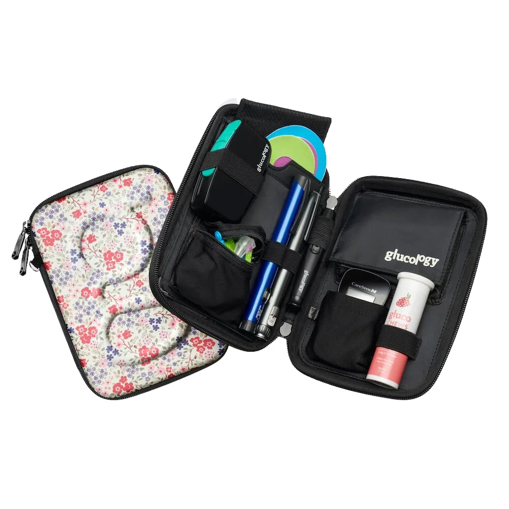 کیف لوازم دیابت گلوکولوژی مناسب برای نوار تست قند خون، دارو، دستگاه قند خون، قرص، قلم، سرنگ انسولین، سوزن و لنست (طرح گل، کلاسیک) کیف لوازم دیابت گلوکولوژی مناسب برای نوار تست قند خون، دارو، دستگاه قند خون، قرص، قلم، سرنگ انسولین، سوزن و لنست (طرح گل، کلاسیک)