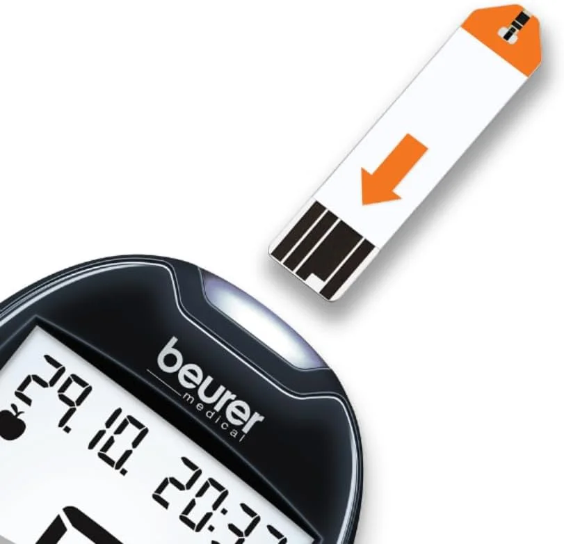 دستگاه تست قند خون مدل GL 44 با صفحه نمایش بزرگ و قابلیت انتقال داده | مشکی دستگاه تست قند خون مدل GL 44 با صفحه نمایش بزرگ و قابلیت انتقال داده | مشکی