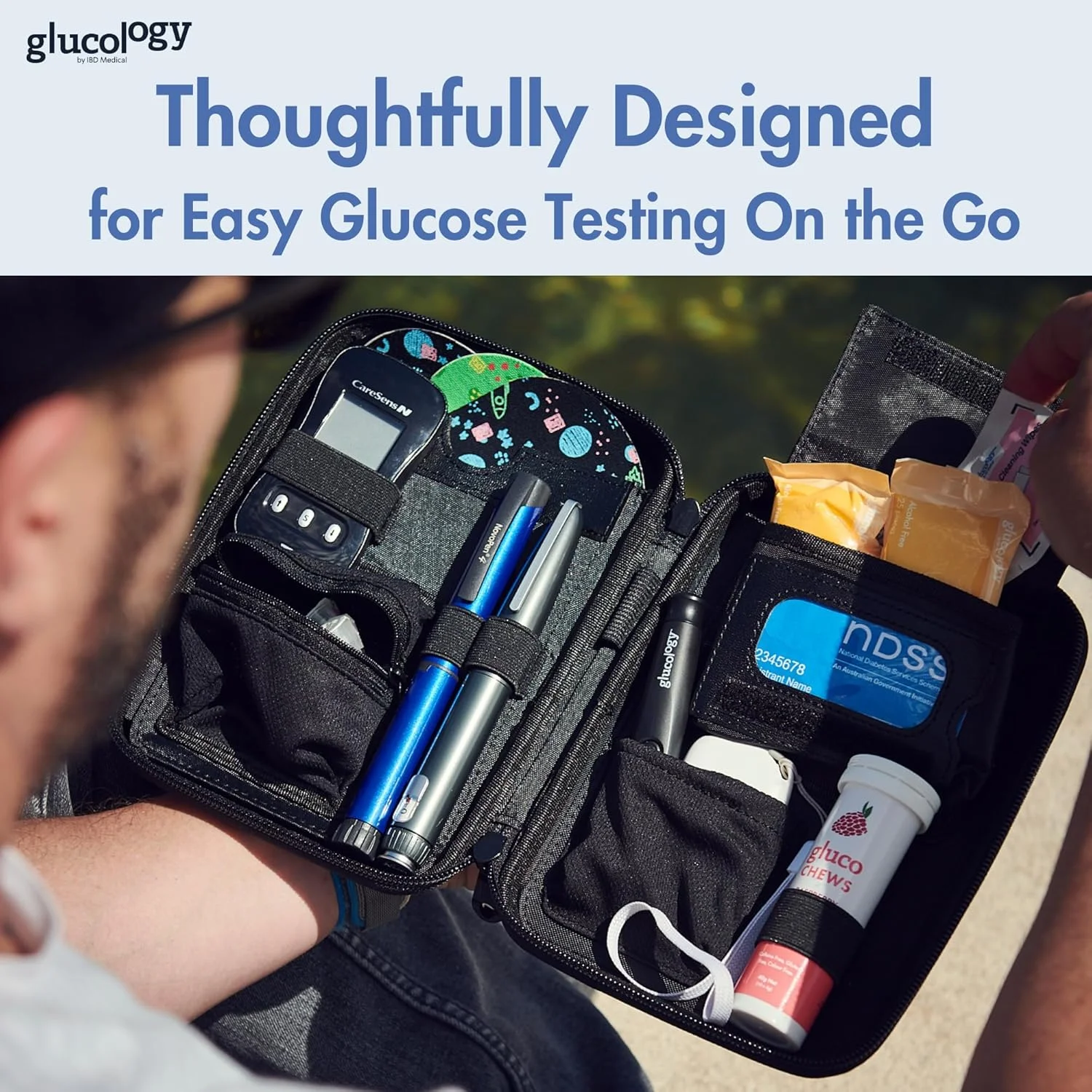 کیف لوازم دیابت گلوکولوژی مناسب برای نوار تست قند خون، دارو، دستگاه قند خون، قرص، قلم، سرنگ انسولین، سوزن و لنست (طرح گل، کلاسیک) کیف لوازم دیابت گلوکولوژی مناسب برای نوار تست قند خون، دارو، دستگاه قند خون، قرص، قلم، سرنگ انسولین، سوزن و لنست (طرح گل، کلاسیک)