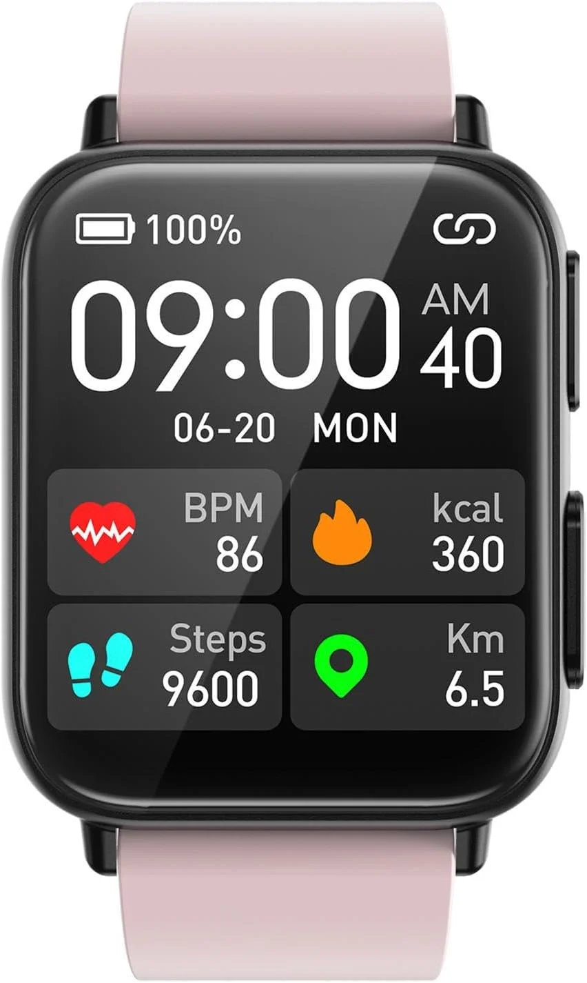 ساعت پایش گلوکز TK10 ECG ساعت هوشمند تست غیرتهاجمی قند خون | ساعت هوشمند قند خون با صفحه نمایش 1.9 اینچی HD IPS، مانیتور ضربان قلب برای ردیابی فشار اکسیژن قند خون