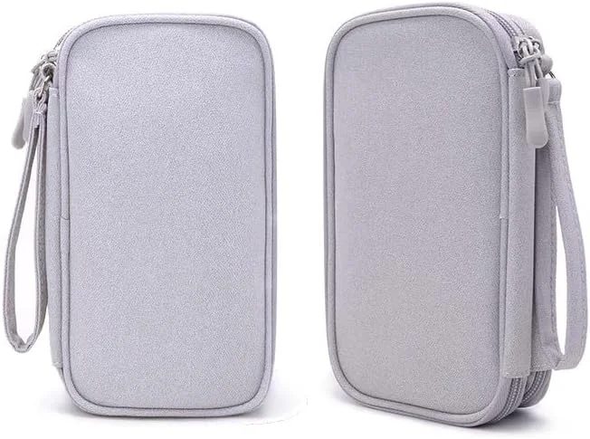 کیف لوازم دیابت eYistar، سازمان دهنده لوازم تست قند خون، سوزن، قلم انسولین، سرنگ، کیف نگهداری کیت تست دیابت (خاکستری) کیف لوازم دیابت eYistar، سازمان دهنده لوازم تست قند خون، سوزن، قلم انسولین، سرنگ، کیف نگهداری کیت تست دیابت (خاکستری)