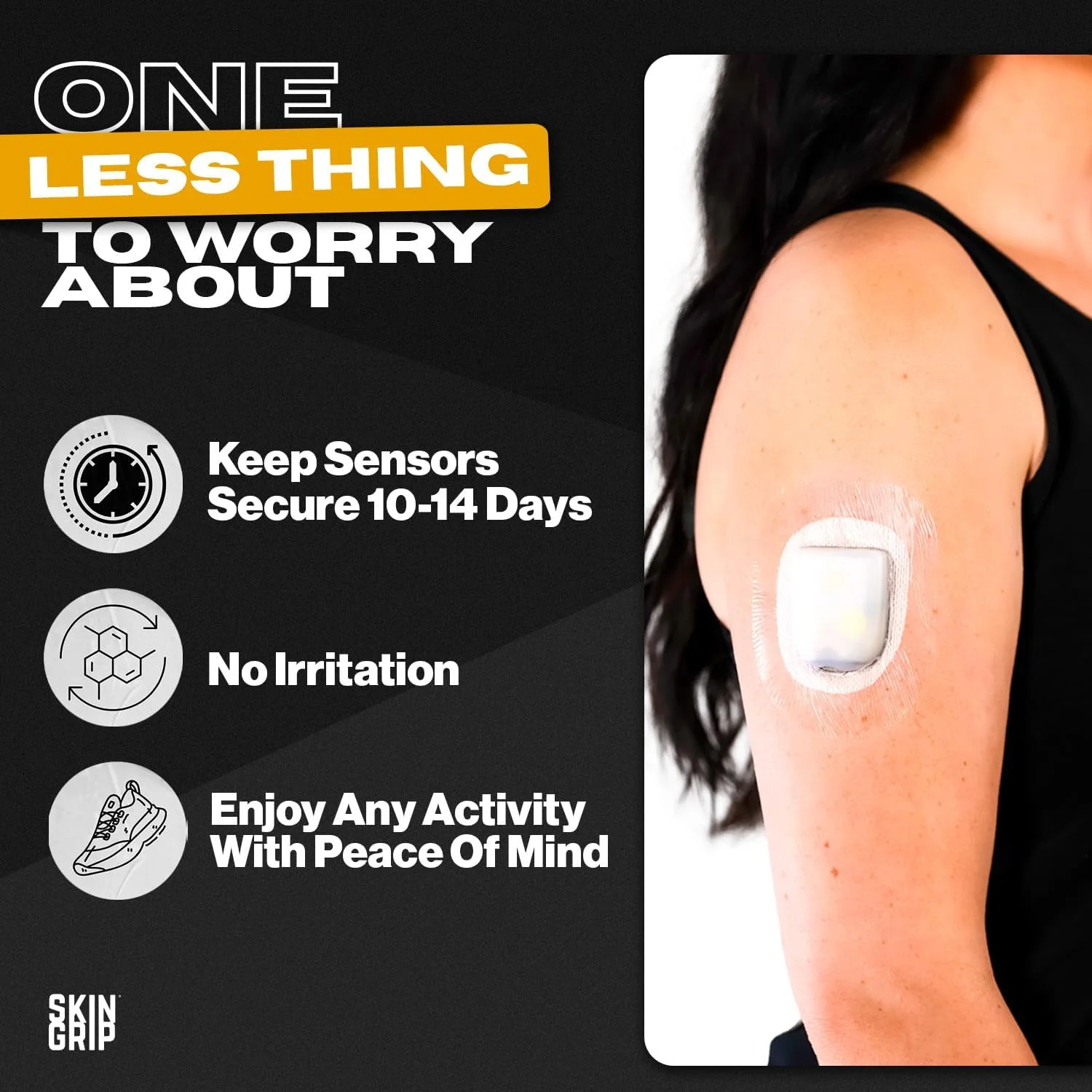 بسته 20 عددی چسب محافظ SKIN GRIP Insulet Omnipod | چسب های از پیش برش خورده CGM | محافظت عالی از دستگاه اندازه گیری مداوم قند خون | نوار ضد آب (شفاف) بسته 20 عددی چسب محافظ SKIN GRIP Insulet Omnipod | چسب های از پیش برش خورده CGM | محافظت عالی از دستگاه اندازه گیری مداوم قند خون | نوار ضد آب (شفاف)