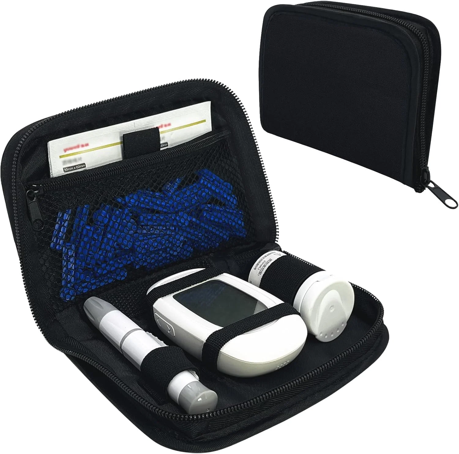 کیف لوازم دیابت، کیف حمل و نگهداری وسایل دیابت، کیف قابل حمل برای کیت تست دیابت، کیف نگهداری دستگاه قند خون