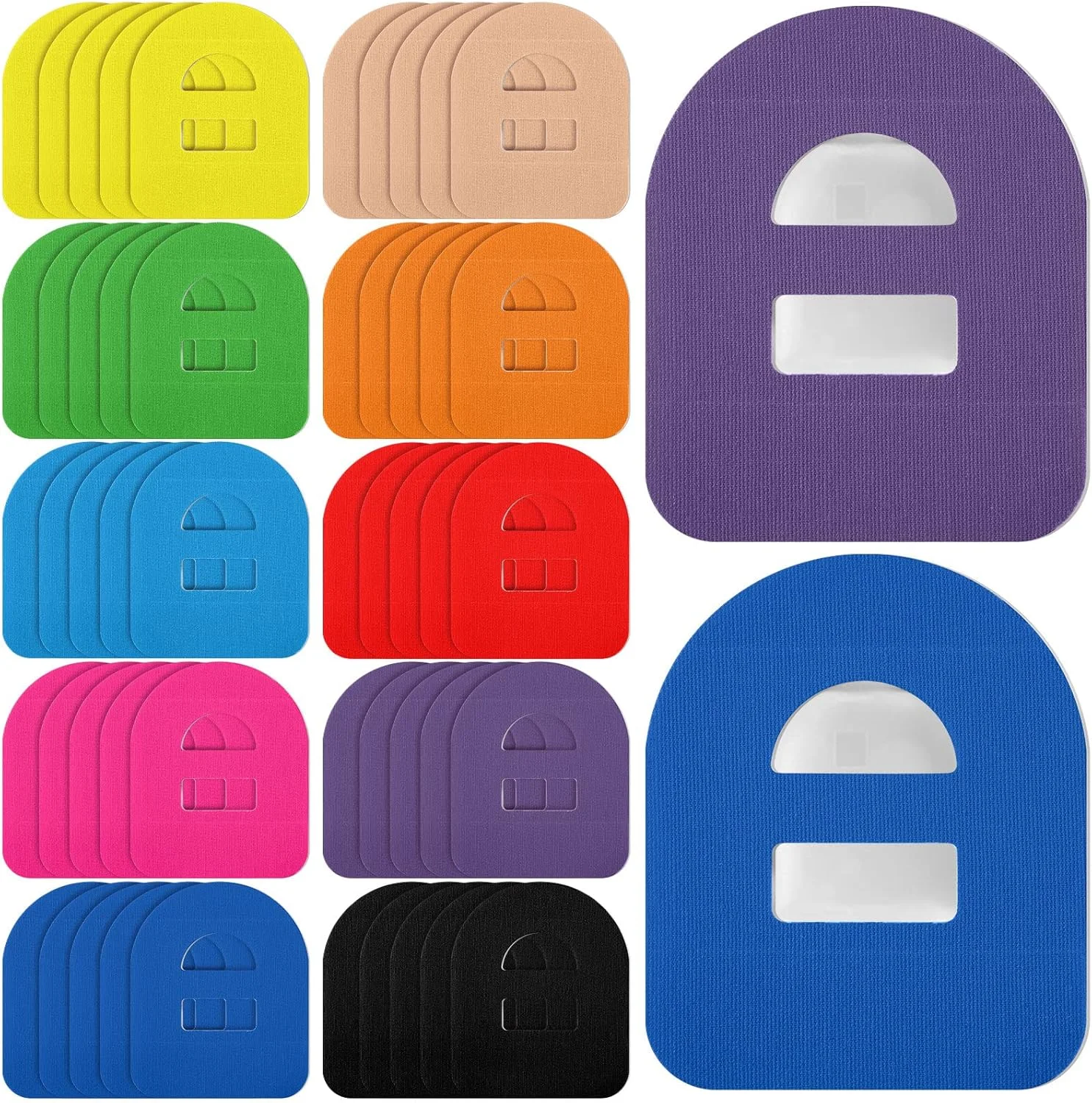 ۵۰ عدد چسب ضد آب از پیش برش خورده Nuanchu سازگار با Omnipod 5، دارای بند و مقاوم در برابر تعریق، محافظ سنسور مداوم گلوکز (رنگی) ۵۰ عدد چسب ضد آب از پیش برش خورده Nuanchu سازگار با Omnipod 5، دارای بند و مقاوم در برابر تعریق، محافظ سنسور مداوم گلوکز (رنگی)