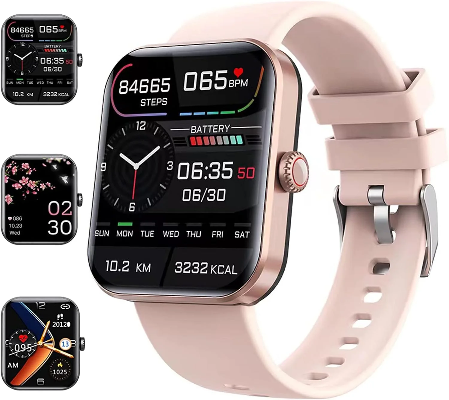 ساعت هوشمند مخصوص افراد با حساسیت، ساعت هوشمند بلوتوثی F57L، پایش میزان قند خون، تست غیرتهاجمی قند خون، ساعت ورزشی شیک (صورتی) ساعت هوشمند مخصوص افراد با حساسیت، ساعت هوشمند بلوتوثی F57L، پایش میزان قند خون، تست غیرتهاجمی قند خون، ساعت ورزشی شیک (صورتی)