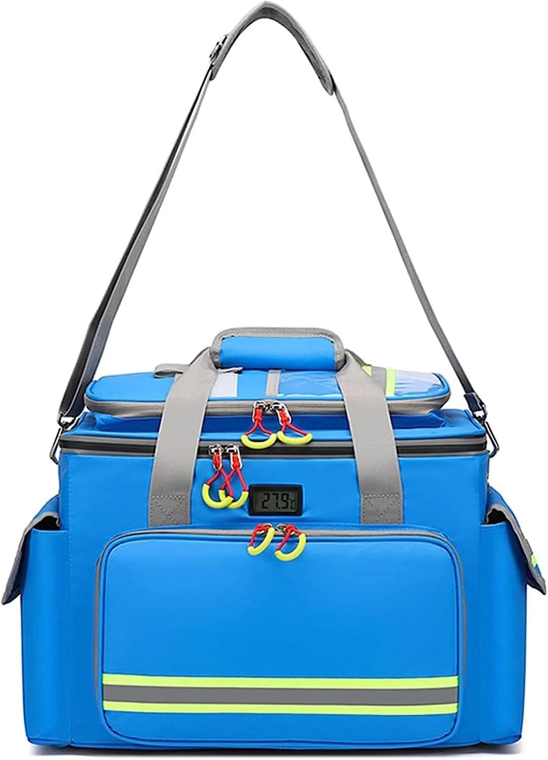 کیف خنک نگهدارنده انسولین با نمایشگر دما و بند شانه، کیف سازمان دهنده قابل حمل دارو برای لوازم دیابتی، قلم های انسولین، ویال ها، نوارهای تست قند خون و غیره (رنگ: B، سایز: L) کیف خنک نگهدارنده انسولین با نمایشگر دما و بند شانه، کیف سازمان دهنده قابل حمل دارو برای لوازم دیابتی، قلم های انسولین، ویال ها، نوارهای تست قند خون و غیره (رنگ: B، سایز: L)