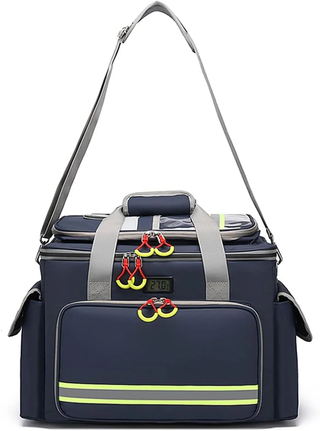 کیف خنک نگهدارنده انسولین با نمایشگر دما و بند شانه، کیف قابل حمل برای سازماندهی داروهای دیابتی، قلم های انسولین، ویال ها، نوارهای تست قند خون و غیره (رنگ: C، سایز: L) کیف خنک نگهدارنده انسولین با نمایشگر دما و بند شانه، کیف قابل حمل برای سازماندهی داروهای دیابتی، قلم های انسولین، ویال ها، نوارهای تست قند خون و غیره (رنگ: C، سایز: L)