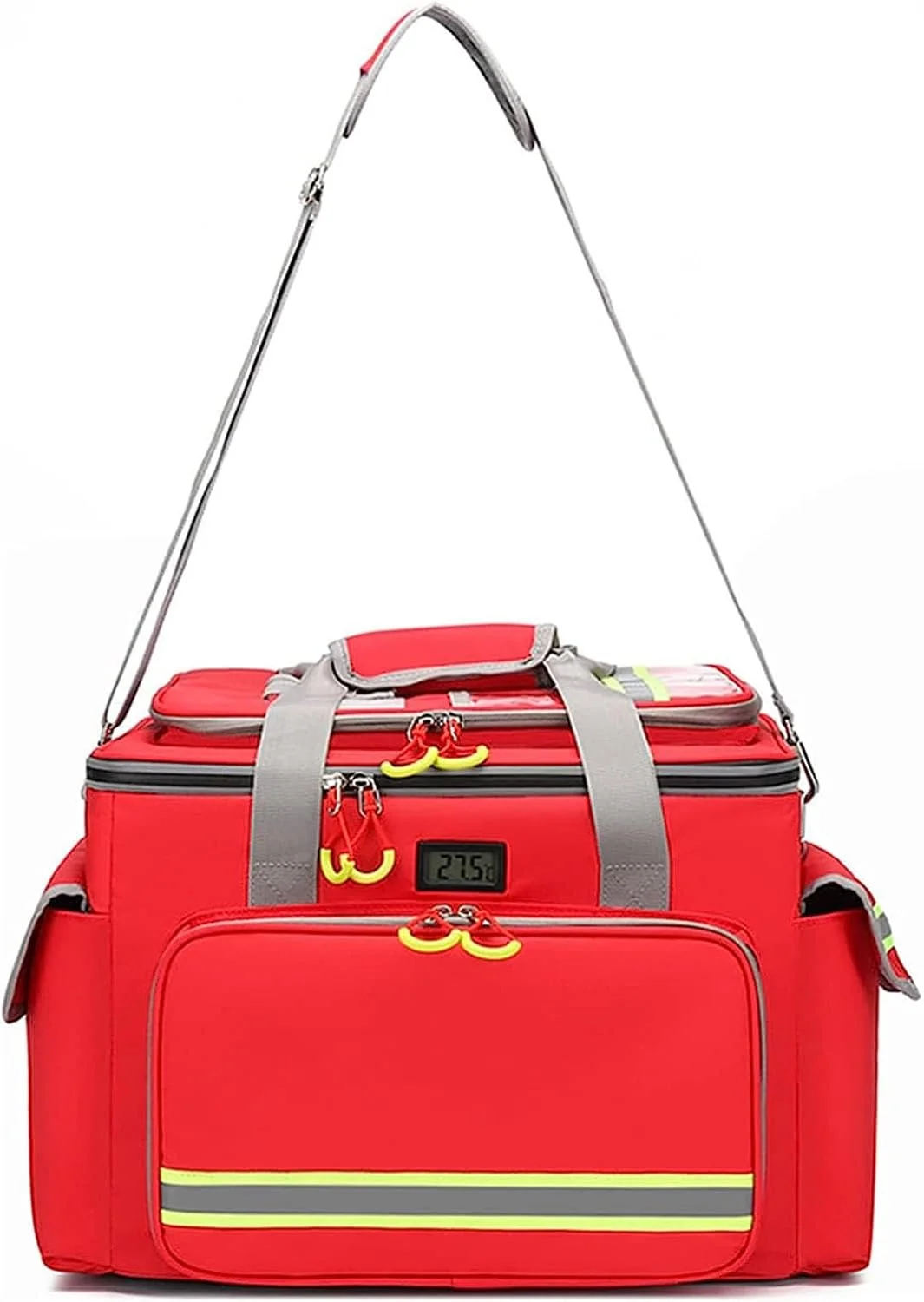 کیف خنک نگهدارنده دارو با نمایشگر دما و بند شانه، کیف قابل حمل برای لوازم دیابتی، قلم های انسولین، ویال ها، نوارهای تست قند خون و غیره (رنگ: A، سایز: L) کیف خنک نگهدارنده دارو با نمایشگر دما و بند شانه، کیف قابل حمل برای لوازم دیابتی، قلم های انسولین، ویال ها، نوارهای تست قند خون و غیره (رنگ: A، سایز: L)