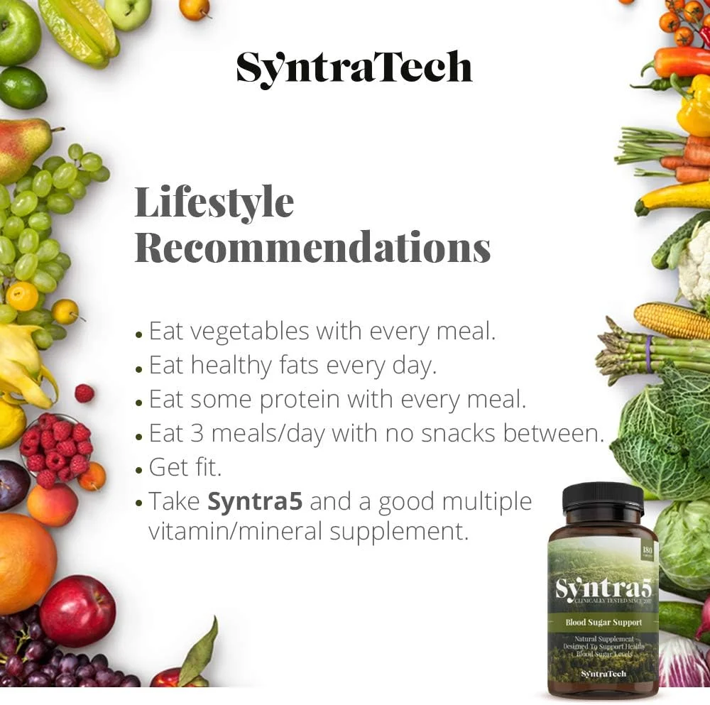 سینترا 5، 180 کپسول - فرمول پشتیبانی چند وجهی از قند خون - کمک به حفظ سطح قند خون سالم - پشتیبانی شده توسط تحقیقات بالینی سینترا 5، 180 کپسول - فرمول پشتیبانی چند وجهی از قند خون - کمک به حفظ سطح قند خون سالم - پشتیبانی شده توسط تحقیقات بالینی