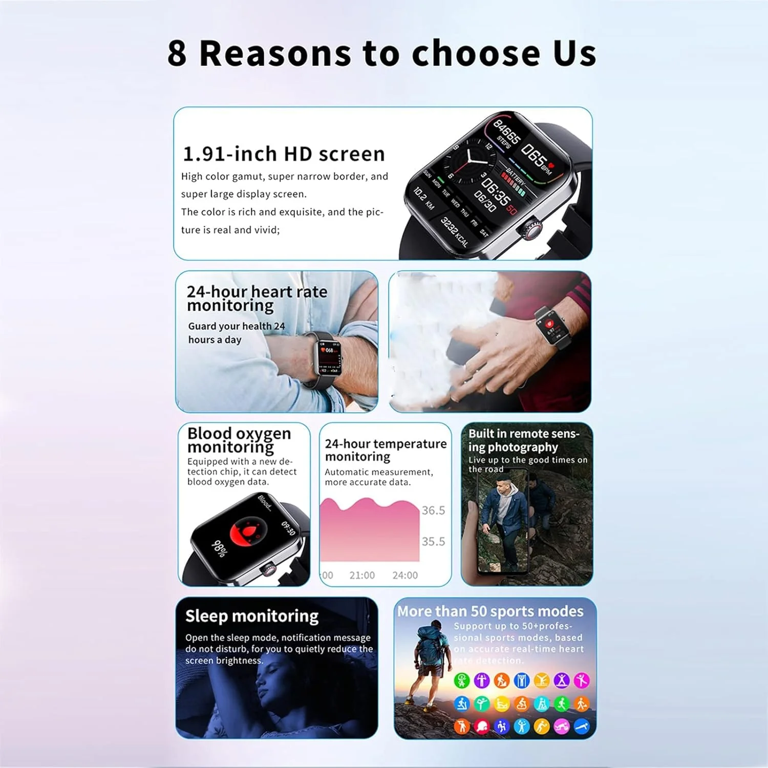 ساعت هوشمند پایش قند خون F57l، تست غیرتهاجمی قند، بلوتوث، مدل جدید 2023، مناسب برای افراد دیابتی ساعت هوشمند پایش قند خون F57l، تست غیرتهاجمی قند، بلوتوث، مدل جدید 2023، مناسب برای افراد دیابتی