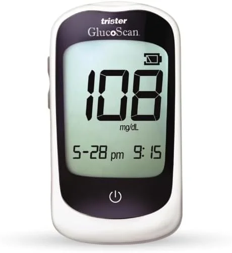 دستگاه تست قند خون تریستر گلوکواسکن مدل TS-377BG - نتیجه در 5 ثانیه، حافظه بزرگ 500 تستی، خاموشی خودکار، شامل دستگاه لنست و سوزن دستگاه تست قند خون تریستر گلوکواسکن مدل TS-377BG - نتیجه در 5 ثانیه، حافظه بزرگ 500 تستی، خاموشی خودکار، شامل دستگاه لنست و سوزن