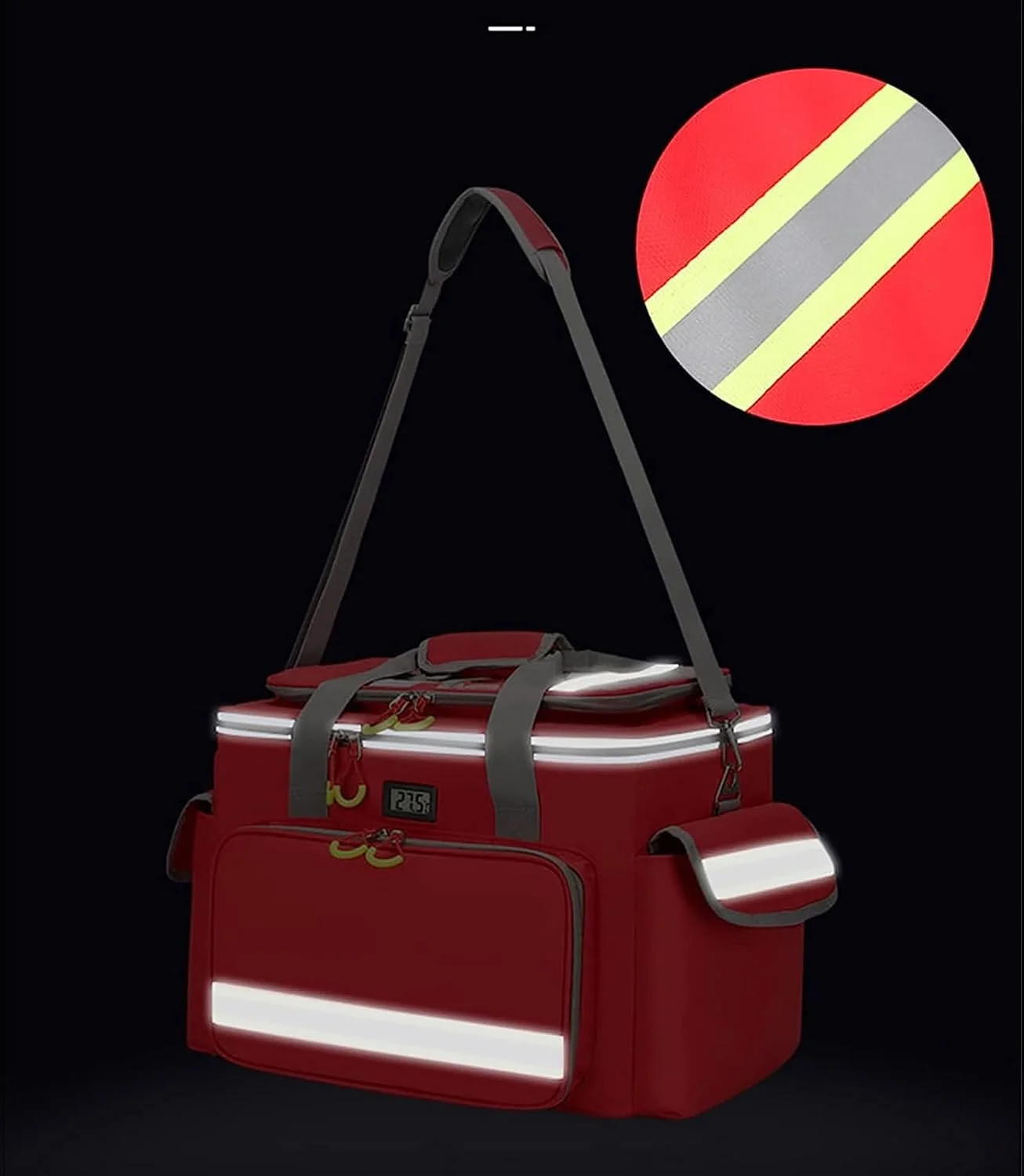 کیف خنک نگهدارنده انسولین با نمایشگر دما و بند شانه، کیف سازمان دهنده قابل حمل دارو برای لوازم دیابتی، قلم های انسولین، ویال ها، نوارهای تست قند خون و غیره (رنگ: A، سایز: S) کیف خنک نگهدارنده انسولین با نمایشگر دما و بند شانه، کیف سازمان دهنده قابل حمل دارو برای لوازم دیابتی، قلم های انسولین، ویال ها، نوارهای تست قند خون و غیره (رنگ: A، سایز: S)