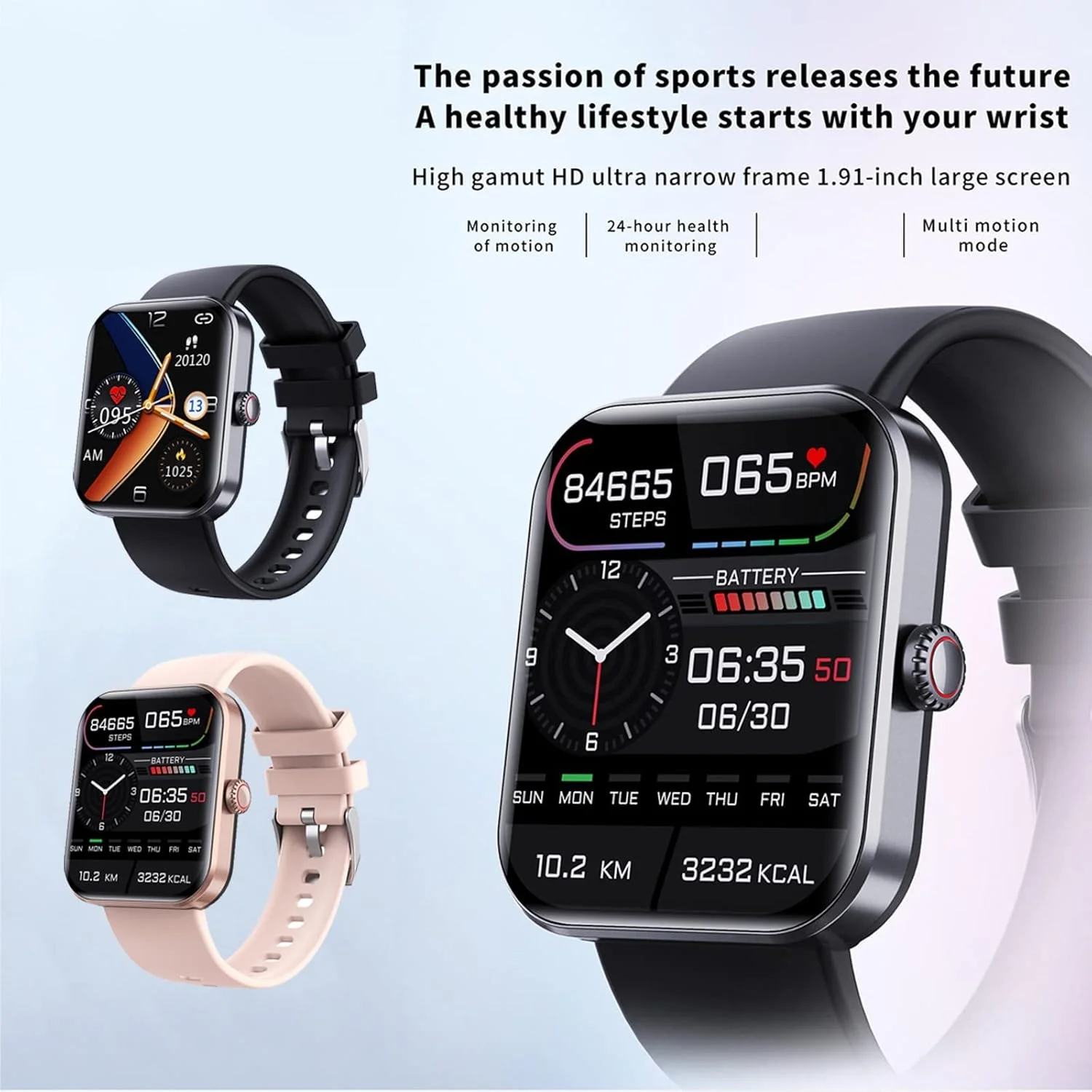 ساعت هوشمند پایش قند خون F57l، تست غیرتهاجمی قند، بلوتوث، مدل جدید 2023، مناسب برای افراد دیابتی ساعت هوشمند پایش قند خون F57l، تست غیرتهاجمی قند، بلوتوث، مدل جدید 2023، مناسب برای افراد دیابتی