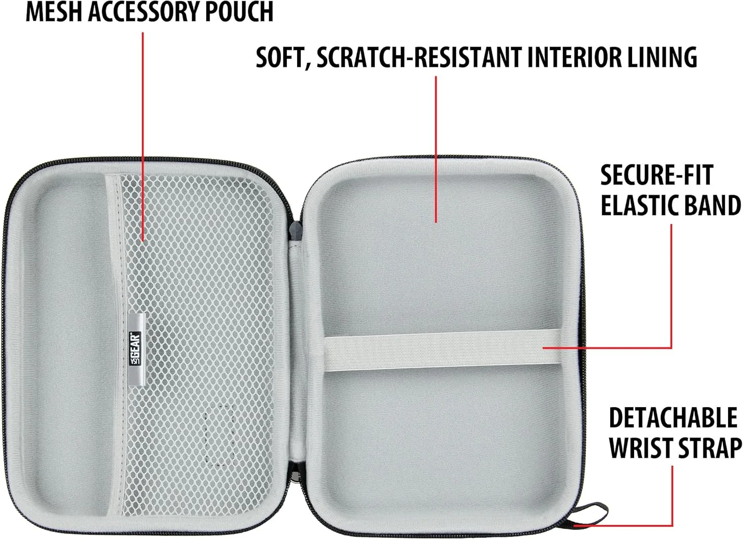 کیف حمل لوازم دیابت USA Gear - کیف محافظ سخت مانیتور گلوکز با زیپ و بند مچی، سازگار با سوزن های انسولین، لنست ها، کیسه های یخ، نوارهای تست گلوکز و موارد دیگر - مشکی، مشکی کیف حمل لوازم دیابت USA Gear - کیف محافظ سخت مانیتور گلوکز با زیپ و بند مچی، سازگار با سوزن های انسولین، لنست ها، کیسه های یخ، نوارهای تست گلوکز و موارد دیگر - مشکی، مشکی