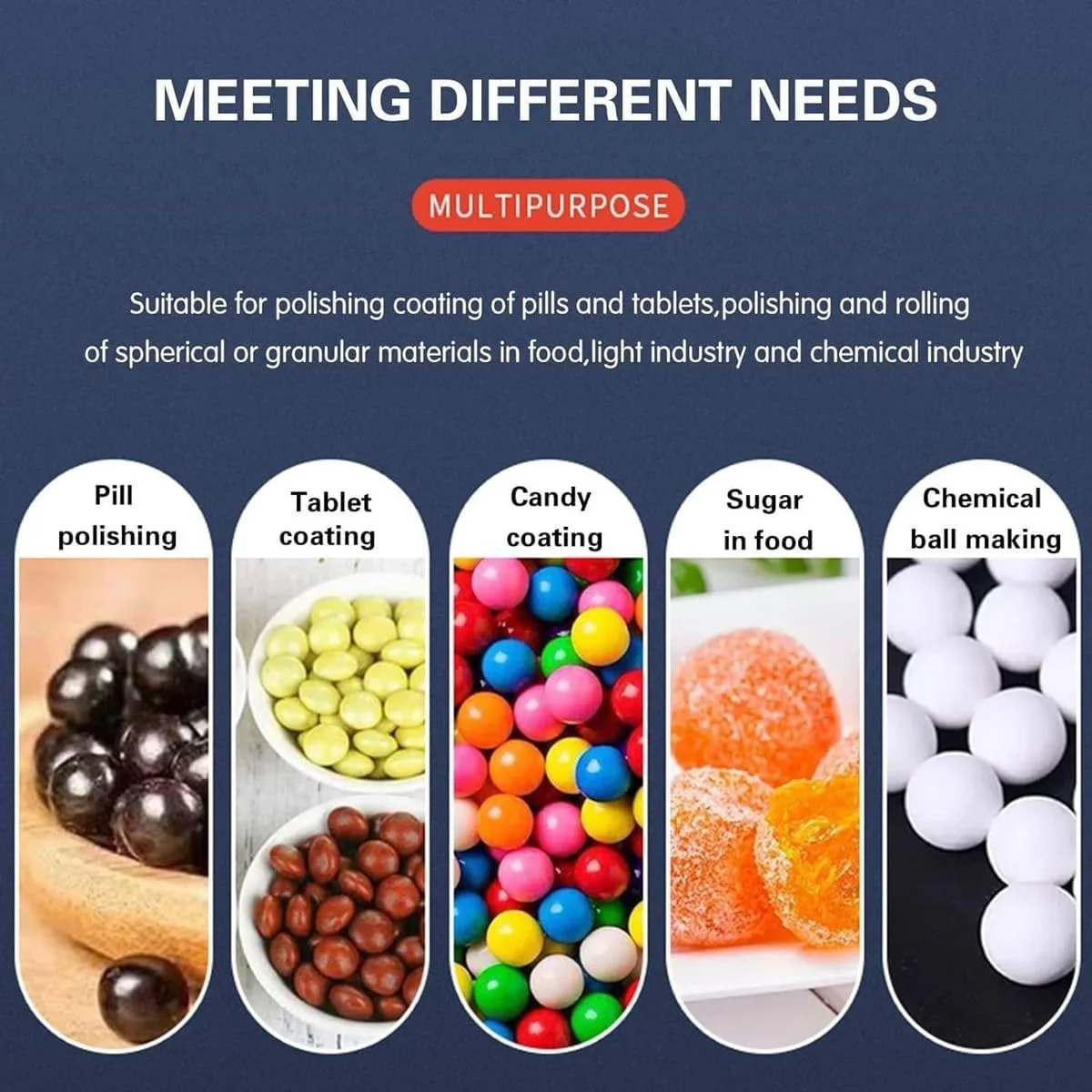 دستگاه روکش زنی شکر UBCEOPLK، 3-6 کیلوگرم در ساعت، دستگاه کوچک تجاری مینی روکش و پولیش شکلات، برای صنایع دارویی و غذایی دستگاه روکش زنی شکر UBCEOPLK، 3-6 کیلوگرم در ساعت، دستگاه کوچک تجاری مینی روکش و پولیش شکلات، برای صنایع دارویی و غذایی