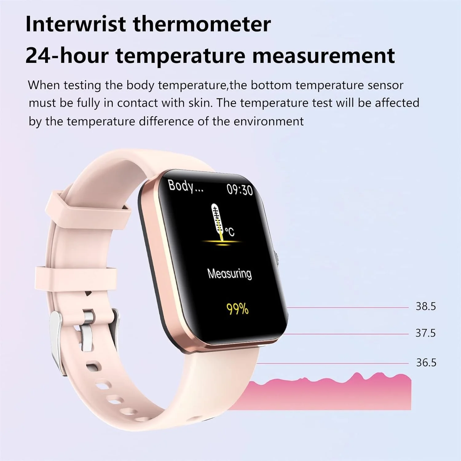 ساعت هوشمند X&Z-XAOY ردیاب تناسب اندام با فشار خون، ردیابی اکسیژن خون، پایش قند خون (رنگ: صورتی) ساعت هوشمند X&Z-XAOY ردیاب تناسب اندام با فشار خون، ردیابی اکسیژن خون، پایش قند خون (رنگ: صورتی)