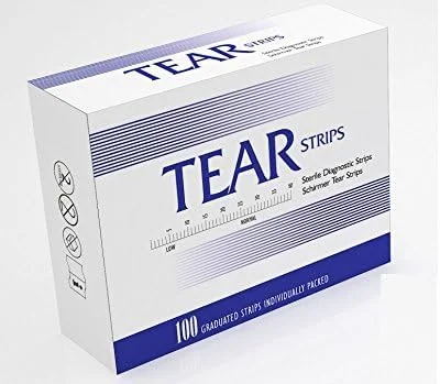 100 نوار تست اشک شیرمر، نوارهای مدرج بسته بندی شده تکی 100 نوار تست اشک شیرمر، نوارهای مدرج بسته بندی شده تکی