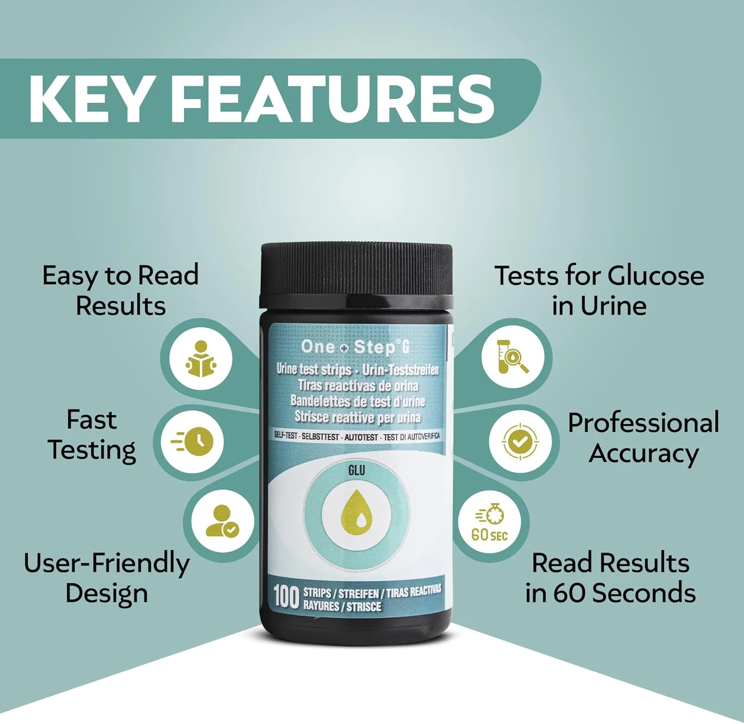 نوار تست قند خون یک مرحله ای 100 عددی. کیت های تست دیابت نوار تست قند خون یک مرحله ای 100 عددی. کیت های تست دیابت