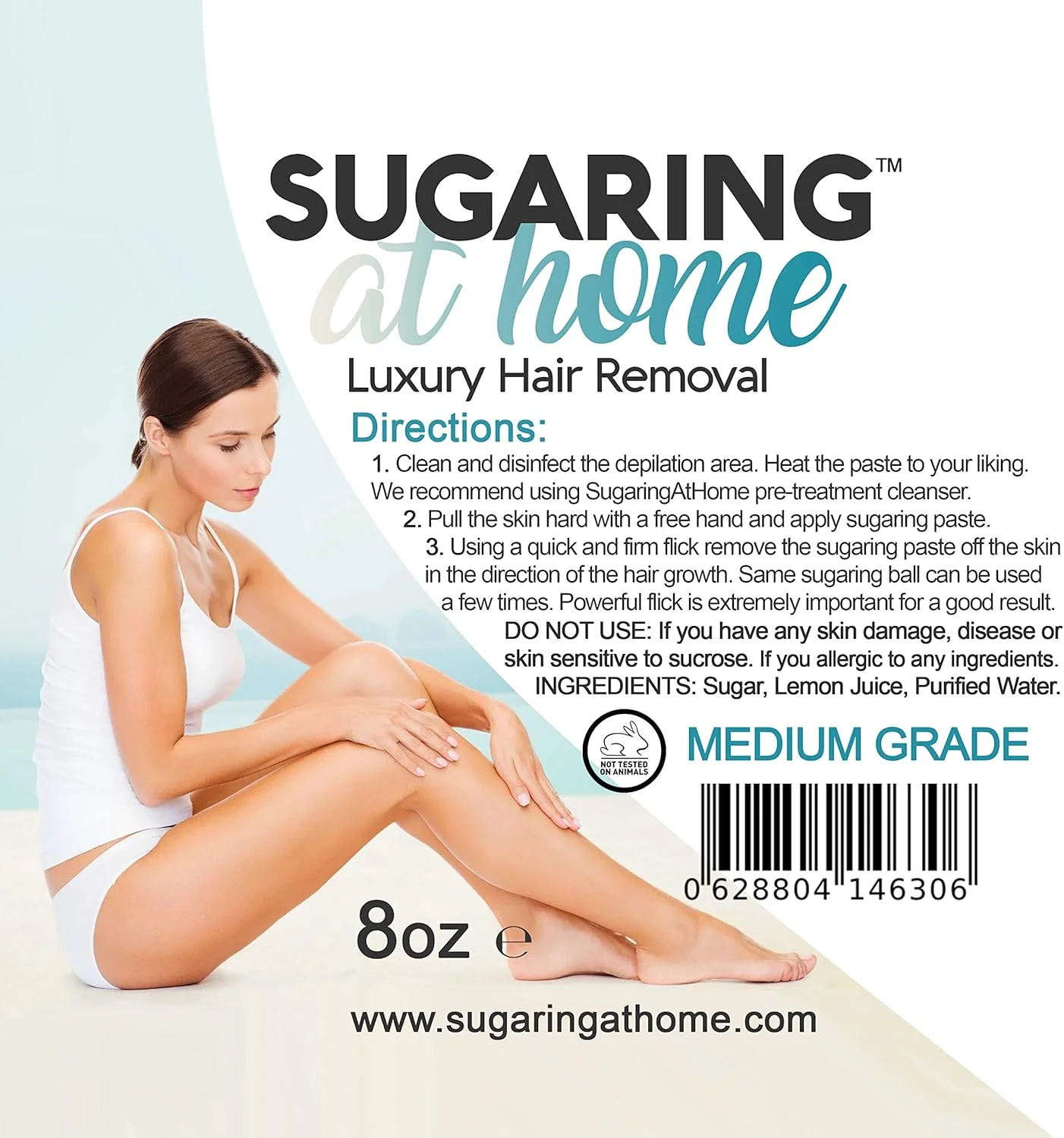 کیت شکر برای استفاده شخصی، کیفیت حرفه ای + 15 نوار + اپلیکاتور