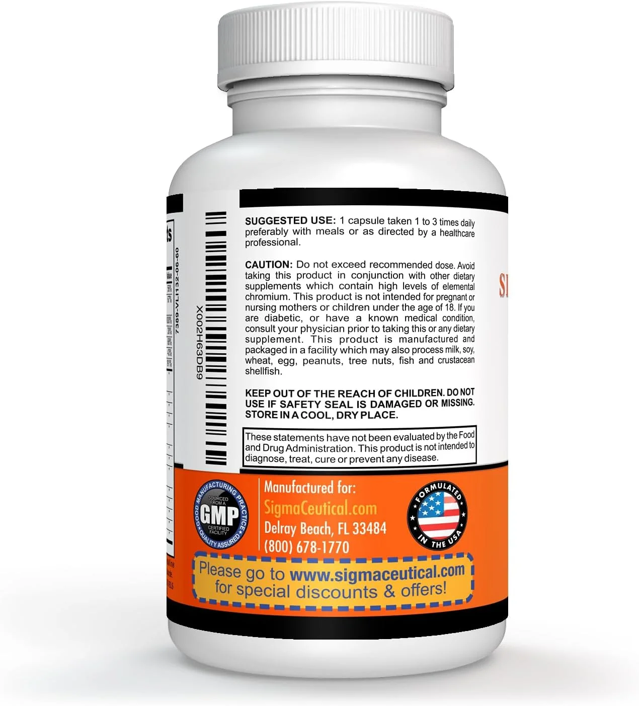 مکمل پشتیبانی از قند خون سیگماسیوتیکال - عصاره جیمنما سیلوستر - مکمل کروم - مکمل توقف هوس قند برای تعادل گلیسمی - 60 کپسول مکمل پشتیبانی از قند خون سیگماسیوتیکال - عصاره جیمنما سیلوستر - مکمل کروم - مکمل توقف هوس قند برای تعادل گلیسمی - 60 کپسول